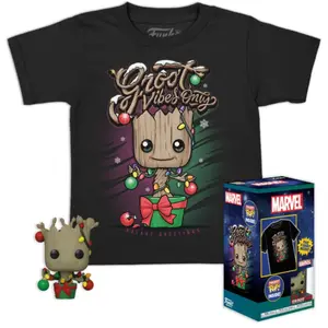 Funko Pocket Pop! & Tee - Les Gardiens De La Galaxie - Holiday Groot Taille Xl pas cher