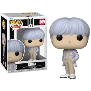Figurine - Funko - Pop! Rocks - BTS - Suga - Multicolore - Gris pas cher