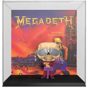 Figurine POP! - Funko - Megadeth - Album PSBWB - 9 cm - Noir - Mixte pas cher