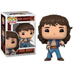 Figurine Funko Pop Rocks AC/DC Bon Scott Multicolore 9 cm 889698725644 pas cher