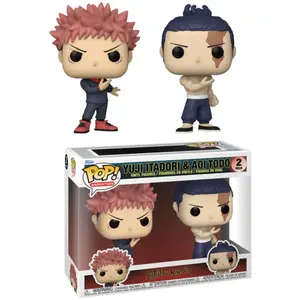 Comparateur de prix : 2 PACK YUJI ITADORI AND AOI TODO / JUJUTSU KAIDEN / FIGURINE FUNKO POP