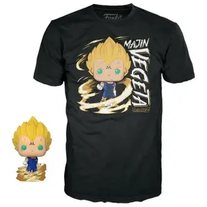 Comparateur de prix : T-SHIRT S AVEC POP MAJIN VEGETA / DRAGON BALL Z / FIGURINE FUNKO POP