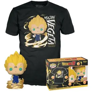 Funko Dragon Ball Z - Booble Head Pop N°973 - Majin Vegeta (Gw) +T-Shirt (M pas cher