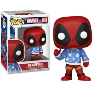 MARVEL HOLIDAY POP! MARVEL VINYL FIGURINE DEADPOOL 9 CM FUNKO 72187 pas cher