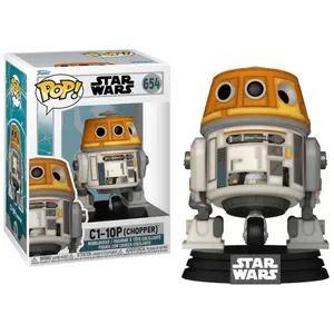 Funko Figurine Funko Pop - Ahsoka (Série Tv) N°654 - C1-10p (Chopper) (72179) pas cher
