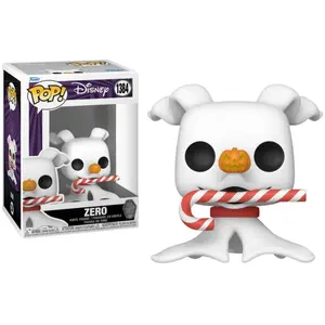 Comparateur de prix : Funko L'ÉTRANGE NOËL DE MR. JACK 30TH POP! DISNEY VINYL FIGURINE ZERO W-CAND