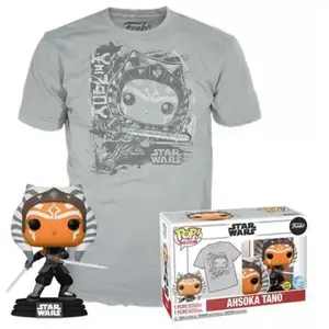 Funko Pop&tee - Star Wars Le Mandalorien - Ahsoka (Gw) Taille L pas cher
