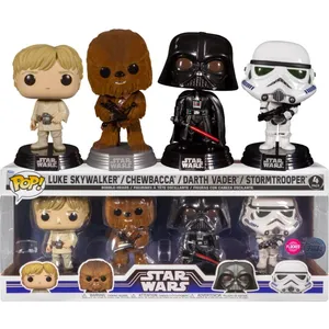 Comparateur de prix : Funko Populaire! 4pk Star Wars Pop 4 Star Wars Nouvelle Figurine Classique