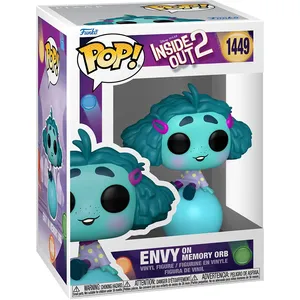 Figurine Funko Pop Disney Vice-Versa Inside Out 2 Envy on Memory Orb