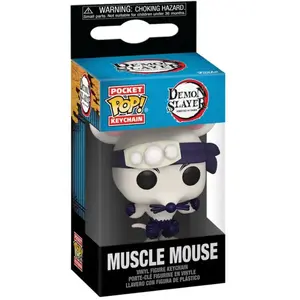 Non communiqué Porte-clé Funko Pocket Pop Demon Slayer Kimetsu No Yaiba Muscle Mouse TU pas cher