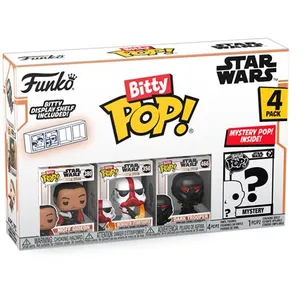 Pack 4 Figurines Funko Bitty Pop Mandalorian Moff Gideon pas cher