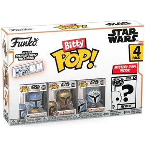 Comparateur de prix : Pack 4 Figurines Funko Bitty Pop Mandalorian Heavy Mandalorian