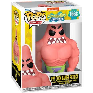 Figurine - Funko - Patrick Star avec Muscles - Vinyle - 9,5 cm - Spongebob pas cher