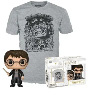 Funko Harry Potter Pop! & Tee Set Figurine Et T-Shirt Harry Potter (Fl) (L)