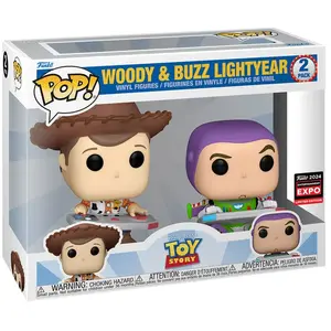 Funko POP Disney Toy Story Woody&Buzz C2E2 2024 Exclusif 2Pack