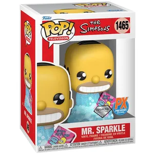 Funko Pop ! TV : The Simpsons Figurine en Vinyle Exclusive Mr. Sparkle (Diamond Glitter) pas cher