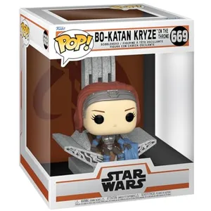 Comparateur de prix : Figurine Funko Pop Star Wars The Mandalorian S9 Bo Katan with Throne