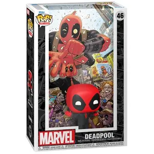Comparateur de prix : Figurine Funko Pop Comic Cover Marvel Deadpool in Black Suit