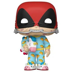 Figurine Funko Pop Marvel Deadpool Sleepover pas cher