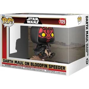Comparateur de prix : Funko Pop! Darth Maul Chevauchant Le Bloodfin Speeder Star Wars Deluxe