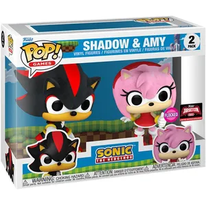 Comparateur de prix : Pack 2 figurines Funko Pop Games Sonic Shadow et Amy Rose