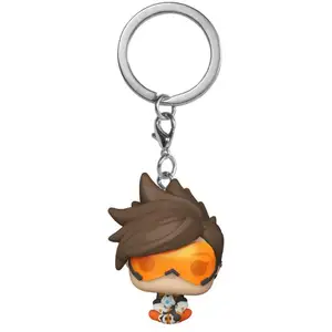 Figurine Funko Pop Keychain Overwatch 2 Tracer pas cher