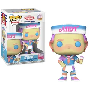 Figurine Funko Pop! Tv - Stranger Things - S4 Steve (scoops Ahoy) pas cher