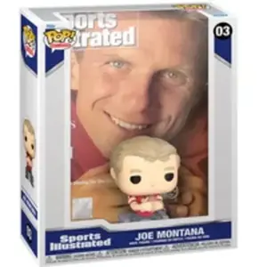 Funko Figurine Funko Pop - Nfl N°03 - Joe Montana - Sports Illustrated (79693) pas cher