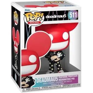 Funko Deadmau5 - Figurine POP! Deadmau5 avec un chat 9 cm pas cher