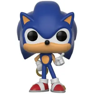 Funko Sonic The Hedgehog Pop! Games Vinyl Figurine Sonic (Ring) 9 Cm pas cher