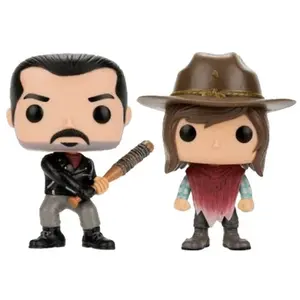 2-PACK NEGAN ET CARL GRIMES / THE WALKING DEAD / FIGURINE FUNKO POP / EXCLUSIVE