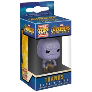 Funko Porte Clé Marvel Infinity War - Thanos Pocket Pop 4cm pas cher