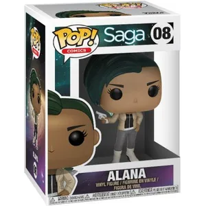 Funko Saga Pop! Comics Vinyl Figurine Alana With Gun 9 Cm pas cher
