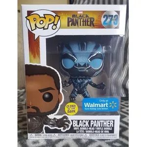 Funko Pop! Marvel Black Panther Glow In The Dark + Protecteur Pop pas cher
