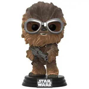Comparateur de prix : FUNKO Star Wars Solo - Figurine Pop! Bobble Head Chewie W/Goggles (Flocked) 9 Cm
