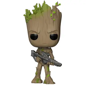 Comparateur de prix : Figurine Funko POP Marvel Avengers Infinity War Teen Groot with Gun TU