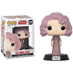 Funko Star Wars Episode Viii Pop! Vinyl Bobble Head Vice Admiral Holdo 9 Cm pas cher