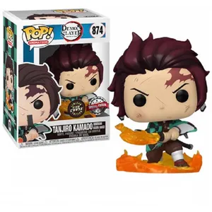 Funko Figurine Funko Pop Tanjiro Kamado Hinokami Kagura Dance / Demon ... pas cher