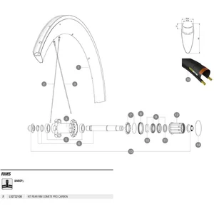 Mavic Jante Arrière Comete Pro CarbonVendu parbikeinn