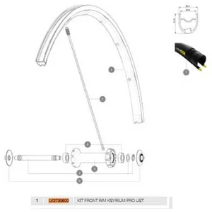 Mavic Jante Avant Ksyrium Pro Ust