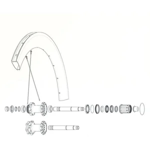 Mavic Rayons Comete Pro Carbon Sl T Front 2 Units/rear Right 1 UnitVendu parbikeinn