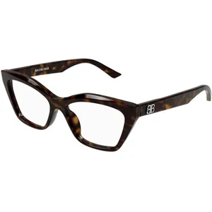 Comparateur de prix : Lunettes de soleil Balenciaga  BB0342O Cadres Optiques, Havana/Transparent, 55 mm