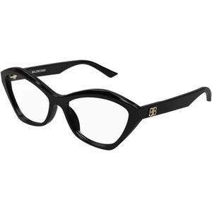 Comparateur de prix : Lunettes de soleil Balenciaga  BB0341O Cadres Optiques, Noir/Transparent, 56 mm