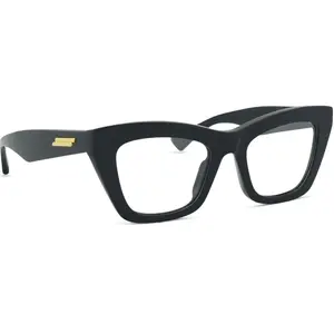 Comparateur de prix : Lunettes de soleil Bottega Veneta  BV1215O Cadres Optiques, Bleu/Transparent, 50 mm