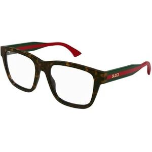 Lunettes de soleil Gucci GG1870O Cadres Optiques, Havana/Transparent, 56 mm pas cher