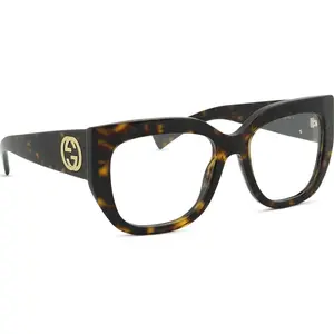 Comparateur de prix : Lunettes de soleil Gucci GG1846O Cadres Optiques, Havana/Transparent, 54 mm