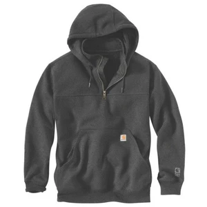 Comparateur de prix : Carhartt Heavyweight Quater-Zip, sweat à capuche , couleur: Gris Foncé , taille: XL