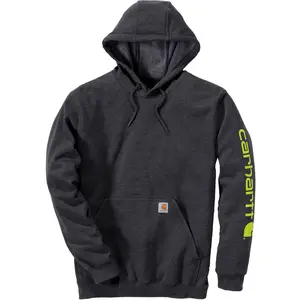 Comparateur de prix : Sweatshirt CARHARTT Sleeve Logo Hooded Gris Foncé T.XL - K288-026-XL XL