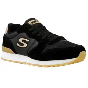 Skechers Femme Retros-og 85-goldn Gurl Baskets, Noir Blk, 41 EU pas cher