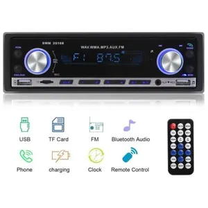 MEKUULA 4x60w Autoradio USB Bluetooth 1 Din Poste de Voiture Main Libr... pas cher